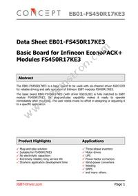 EB01-FS450R17KE3 Datasheet Cover