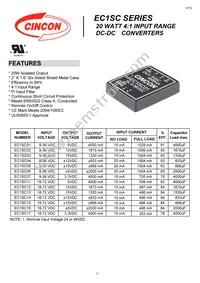 EC1SC16 Datasheet Cover