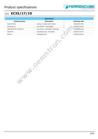 EC35/17/10-3C91 Datasheet Page 2