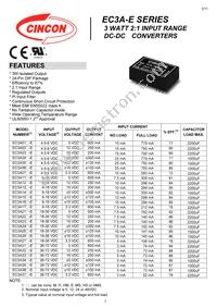 EC3A25HM-E Datasheet Cover