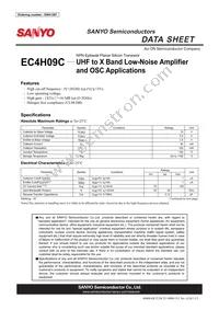 EC4H09C-TL-H Datasheet Cover