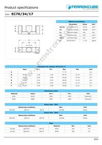 EC70/34/17-3C91 Datasheet Cover