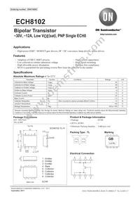 ECH8102-TL-H Datasheet Cover