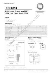 ECH8310-TL-H Datasheet Cover