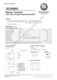 ECH8501-TL-H Datasheet Cover
