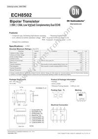 ECH8502-TL-H Datasheet Cover