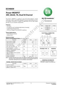 ECH8659-M-TL-H Datasheet Cover