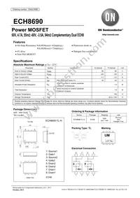 ECH8690-TL-H Datasheet Cover