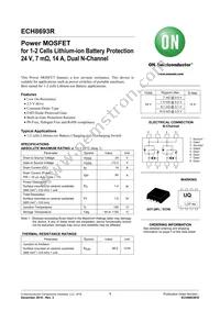 ECH8693R-TL-W Datasheet Cover