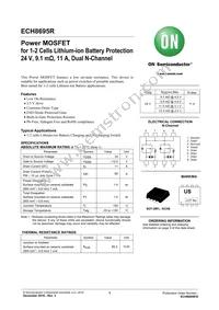 ECH8695R-TL-W Datasheet Cover