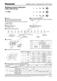 ECJ-5YB2A105M Datasheet Cover