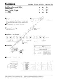 ECJ-8YB1A106M Datasheet Cover