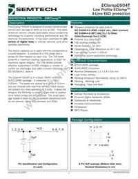 ECLAMP0504T.TCT Datasheet Cover