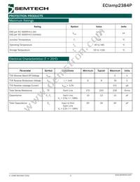 ECLAMP2384P.TCT Datasheet Page 2