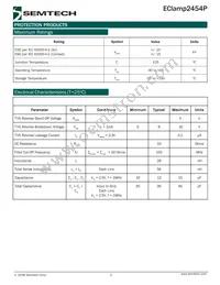 ECLAMP2454P.TCT Datasheet Page 2