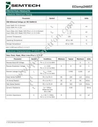 ECLAMP2485T.TCT Datasheet Page 3