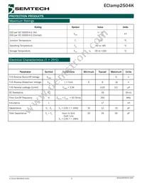 ECLAMP2504K.TCT Datasheet Page 2