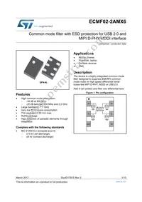 ECMF02-2AMX6 Datasheet Cover