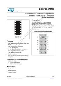 ECMF06-6AM16 Datasheet Cover