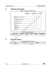 ECMF4-2450A17M10 Datasheet Page 12