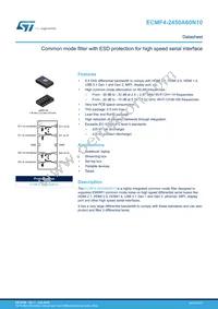 ECMF4-2450A60N10 Datasheet Cover