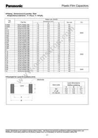 ECP-U1E105KB5 Datasheet Page 2