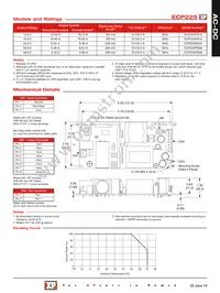 ECP225PS28 Datasheet Page 2