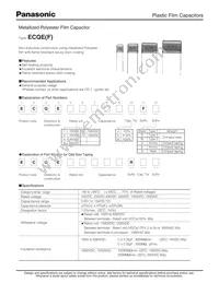 ECQ-E12224KE Datasheet Cover