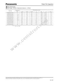 ECQ-E2W225KC Datasheet Page 2