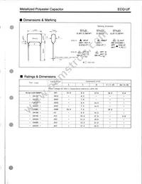 ECQ-U2A103MF Datasheet Page 2