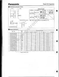 ECQ-U2A105MG Datasheet Page 2