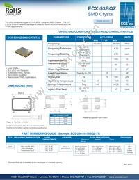 ECS-260-10-30BQZ-TR Datasheet Cover
