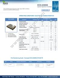 ECS-3250SS-400-3B Datasheet Cover