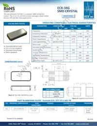 ECS-.327-12.5-34G-TR Datasheet Cover