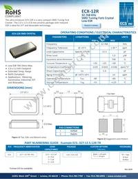 ECS-.327-6-12R-TR Datasheet Cover