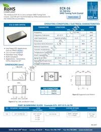 ECS-.327-9-16-TR Datasheet Cover