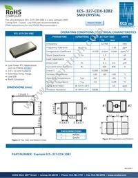 ECS-.327-CDX-1082 Datasheet Cover