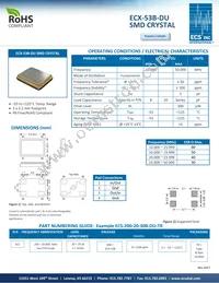 ECS-400-20-30B-DU Datasheet Cover