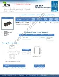 ECS-SR1-4.00-A-TR Datasheet Cover