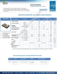 ECS-UPO-3X5-FXT Datasheet Cover