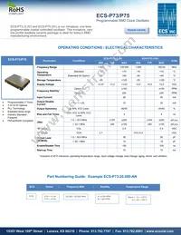 ECS-UPO-5X7-2 Datasheet Cover