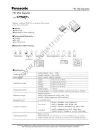 ECW-U1H224JC9 Datasheet Cover
