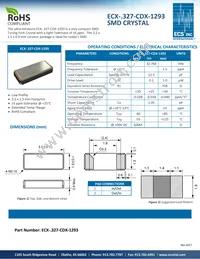 ECX-.327-CDX-1293 Datasheet Cover