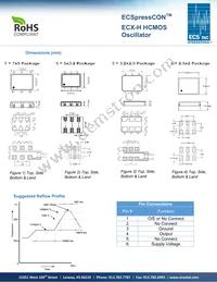 ECX-H32CM-80.000 Datasheet Page 3