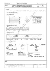 ECY-39RC105KV Datasheet Cover