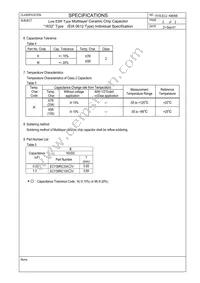 ECY-39RC105KV Datasheet Page 2