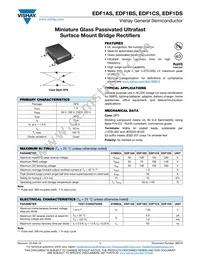 EDF1DS/45 Datasheet Cover