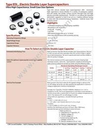 EDLSD473V5R5C Datasheet Cover