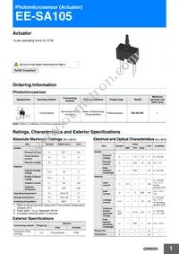 EE-SA105 Datasheet Cover