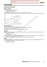 EE-SX1131 Datasheet Page 4